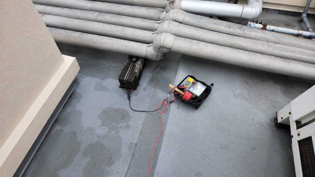 電気抵抗試験による確認