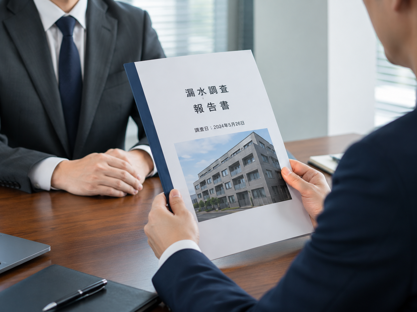 漏水調査報告書のイメージ